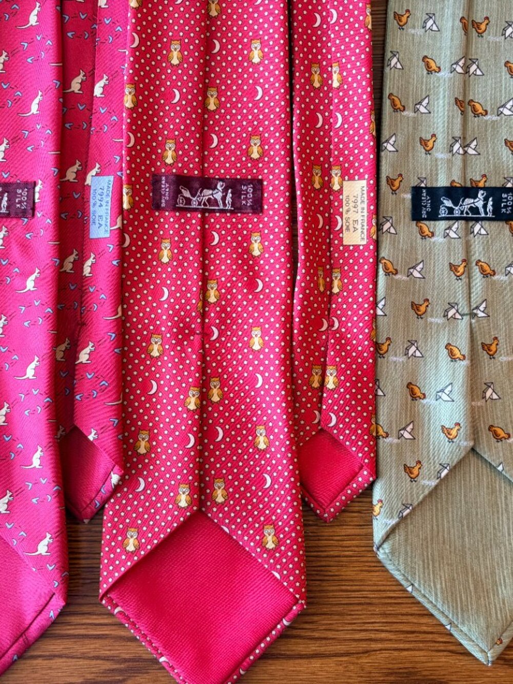Vintage Hermes neckties $70 each - Picture 13 of 16